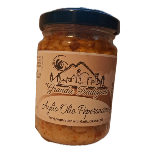 Preparato aglio, olio e peperoncino - 130 g