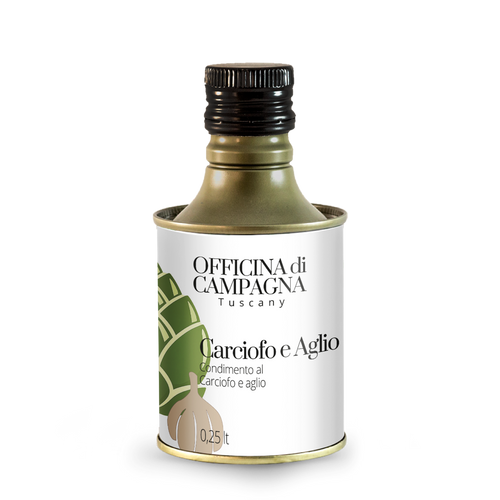 Condimento al carciofo e aglio, 99% olio EVO - 250 ml