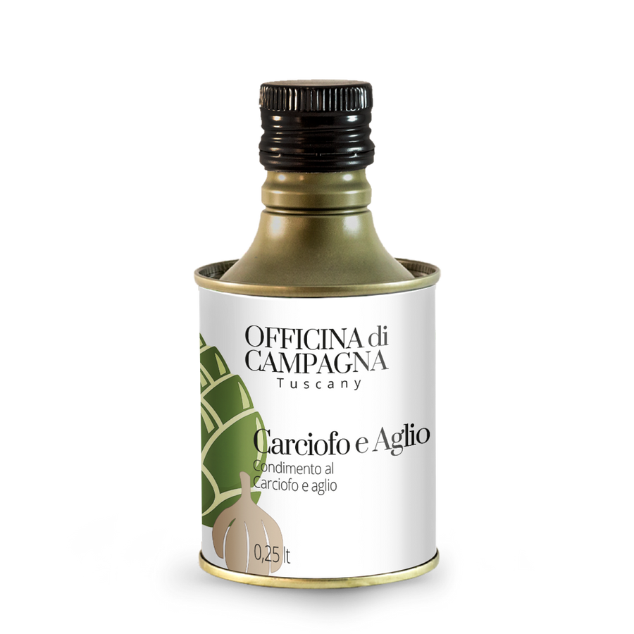 Condimento al carciofo e aglio, 99% olio EVO - 250 ml