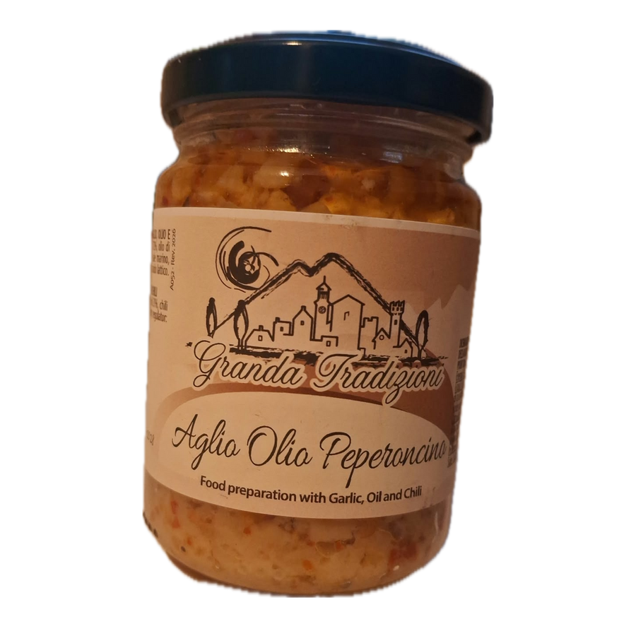 Preparato aglio, olio e peperoncino - 130 g