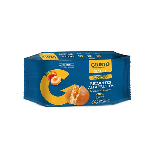 Brioches alla frutta senza zucchero - 180gr
