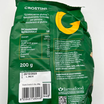 Crostini senza glutine - 100gr
