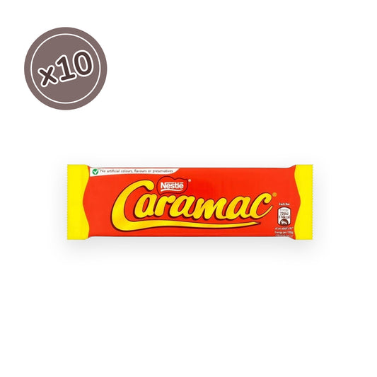 Caramac, barretta di cioccolato al caramello - 30grx10