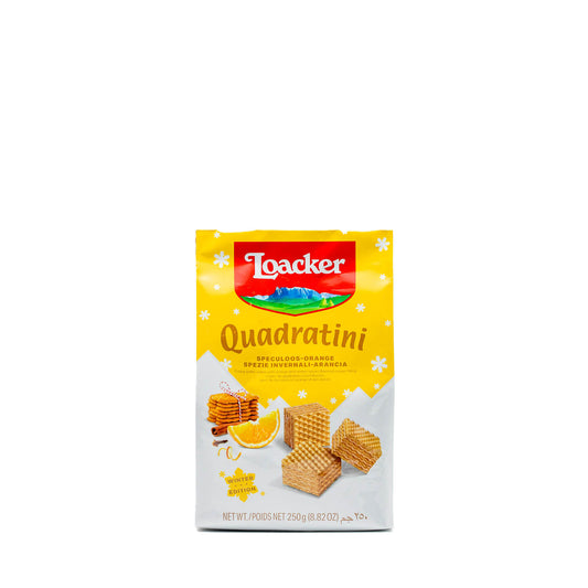 Quadratini allo speculoos e arancia  - 250gr