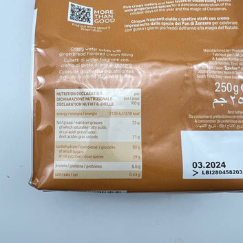 Quadratini al pan di zenzero - 250gr