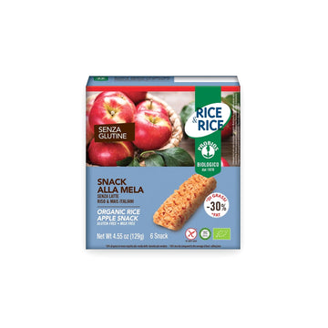 Snack di riso alla mela senza glutine - 6x21gr