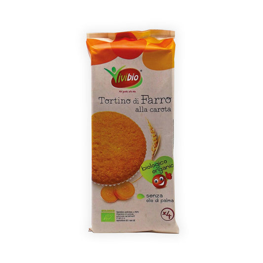 Tortino di farro alla carota - 4x45gr